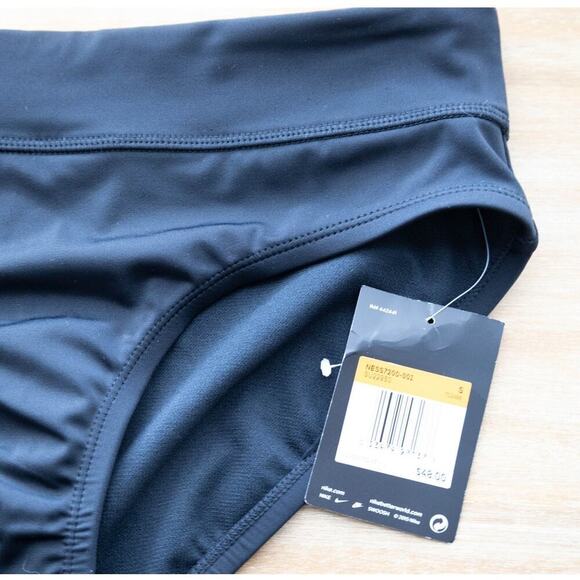 Nike NWT Ladies High Waisted Black Swim Bikini Bottoms - Picture 5 of 7